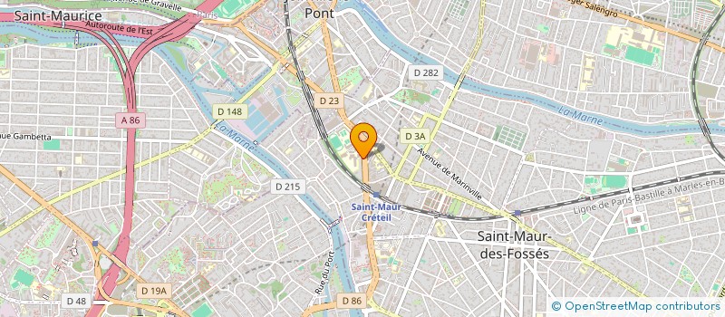 localisation de l'entreprise FAMILLE YOON IMMO à SAINT-MAUR-DES-FOSSES