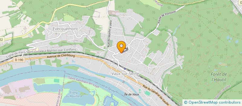 localisation de l'entreprise FAMILLE YOUNAN  VAUX-SUR-SEINE