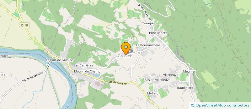 localisation de l'entreprise FAMILLE YVES DUPORT  GROSLEE-SAINT-BENOIT