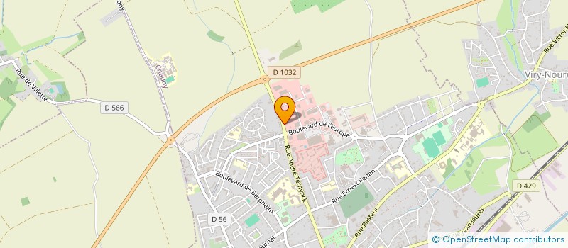 localisation de l'entreprise FAMILLE ZHOU  CHAUNY