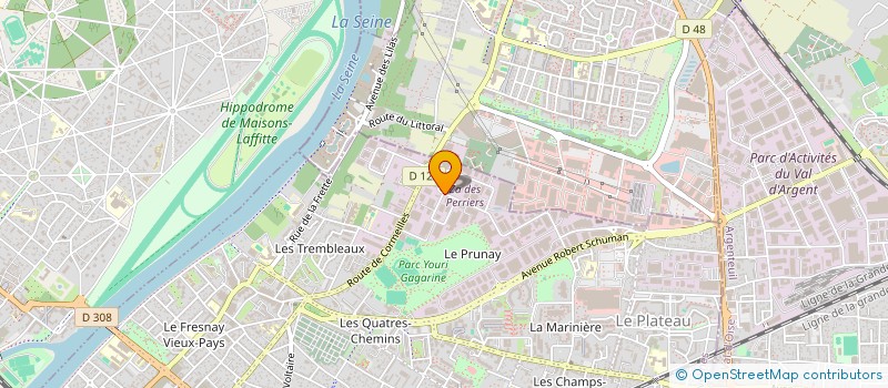 localisation de l'entreprise FAMILLE2REV' (F2REV)  SARTROUVILLE