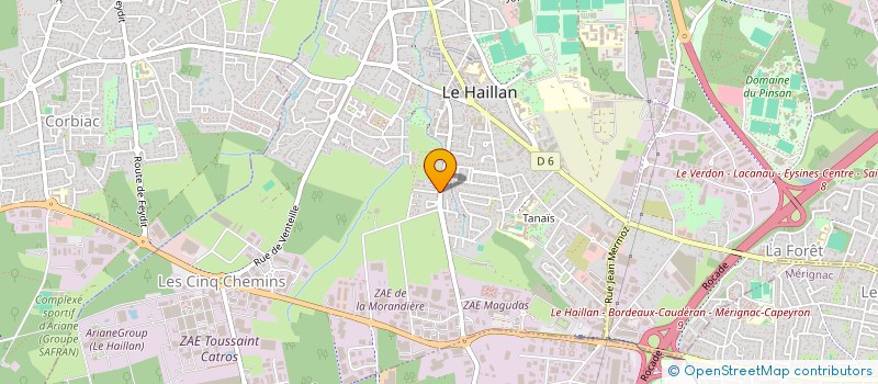 localisation de l'entreprise FAMILLES A COMPOSER à BLANQUEFORT