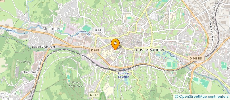 localisation de l'entreprise FAMILLES ADOPTIVES DU JURA à LONS-LE-SAUNIER