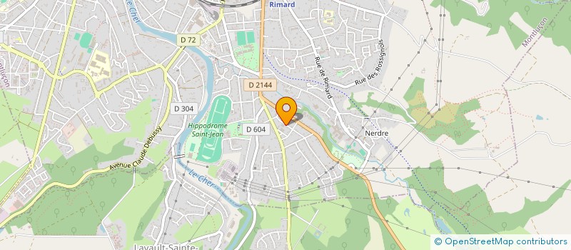 localisation de l'entreprise FAMILLES DE FRANCE FEDERATION D ALLIER à MONTLUCON