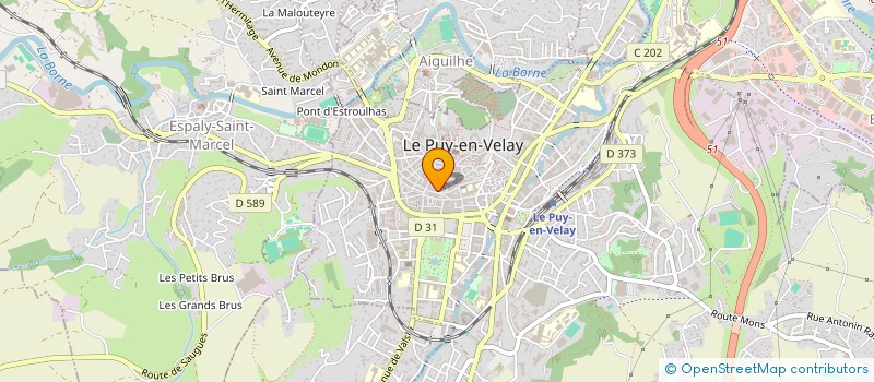 localisation de l'entreprise FAMILLES DE FRANCE HAUTE LOIRE à LE PUY-EN-VELAY