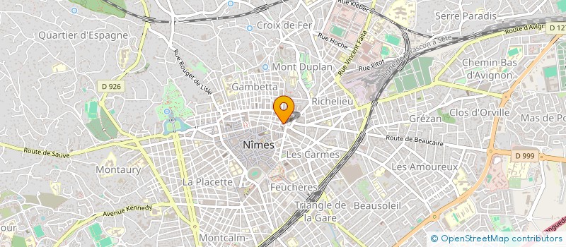 localisation de l'entreprise FAMILLES DE FRANCE REGION NIMOISE  NIMES