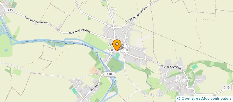 localisation de l'entreprise FAMILLES DE L ESCAUT  CREVECUR-SUR-L'ESCAUT