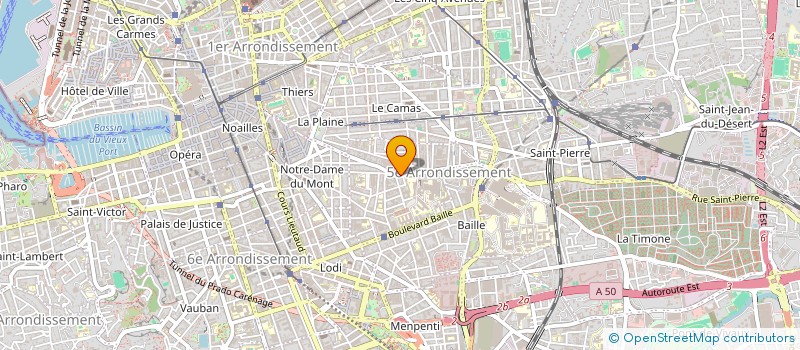 localisation de l'entreprise FAMILLES DE PROVENCE à MARSEILLE