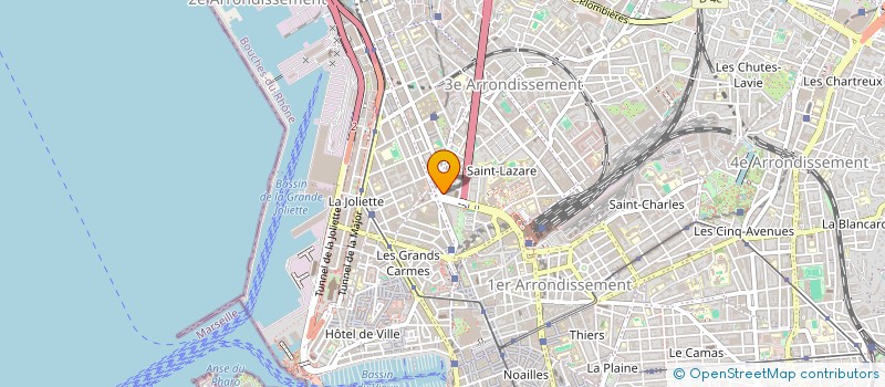 localisation de l'entreprise FAMILLES EN ACTION  MARSEILLE