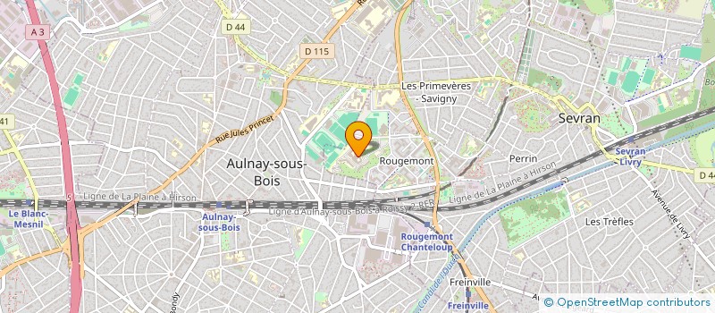 localisation de l'entreprise FAMILLES ET AMIS DU GROUPE HOSPITALIER à SEVRAN