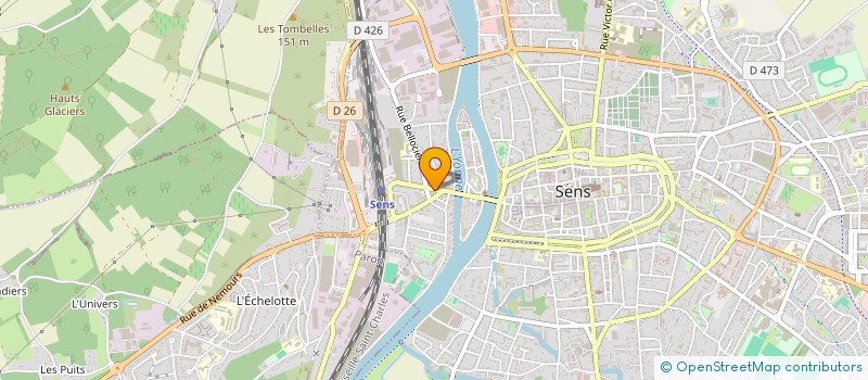 localisation de l'entreprise FAMILLES ET THERAPIES à SENS