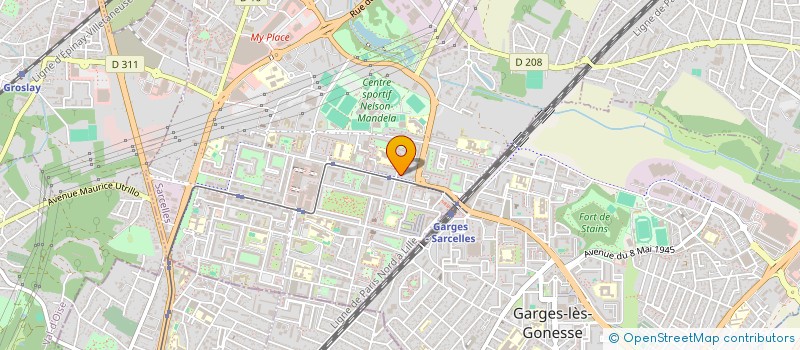 localisation de l'entreprise FAMILLES JE VOUS AIME SARCELLES à SARCELLES
