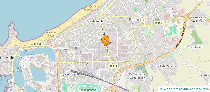 localisation de l'entreprise FAMILLES RECHERCHES EDITIONS  SAINT-MALO