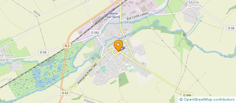 localisation de l'entreprise FAMILLES RURALES à MARLE