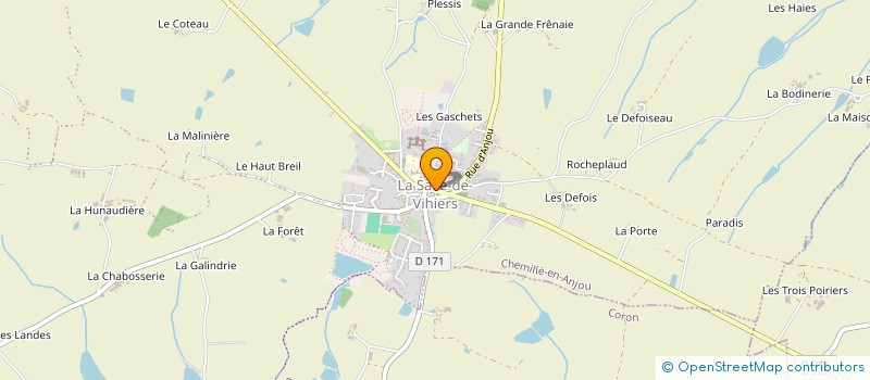 localisation de l'entreprise FAMILLES RURALES à CHEMILLE-EN-ANJOU
