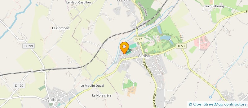 localisation de l'entreprise FAMILLES RURALES  CANISY