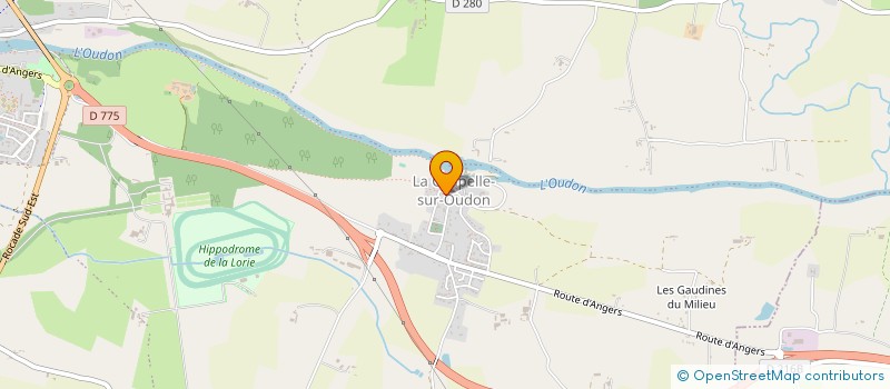 localisation de l'entreprise FAMILLES RURALES  SEGRE-EN-ANJOU BLEU