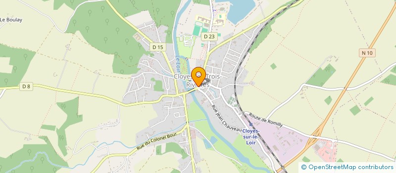 localisation de l'entreprise FAMILLES RURALES à CLOYES-LES-TROIS-RIVIERES