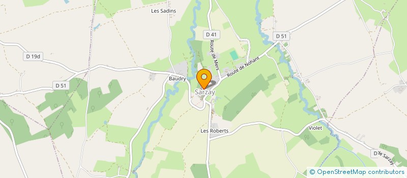 localisation de l'entreprise FAMILLES RURALES à SARZAY