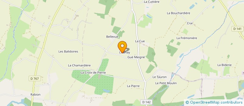 localisation de l'entreprise FAMILLES RURALES  NOYANT-VILLAGES