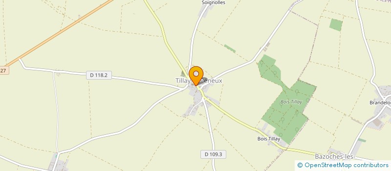 localisation de l'entreprise FAMILLES RURALES à TILLAY-LE-PENEUX