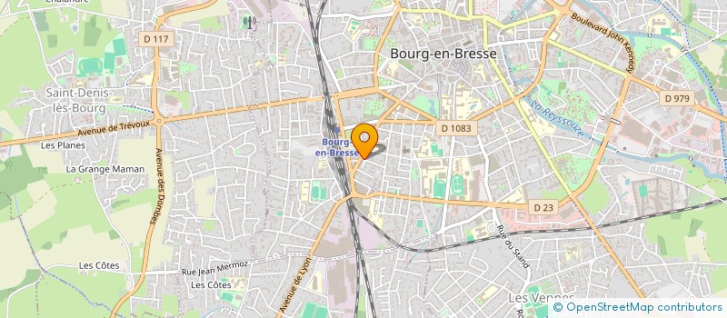 localisation de l'entreprise FAMILLES RURALES à BOURG-EN-BRESSE