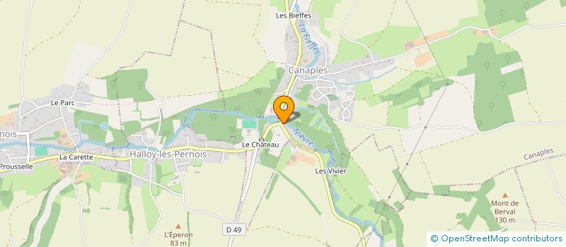 localisation de l'entreprise FAMILLES RURALES  CANAPLES