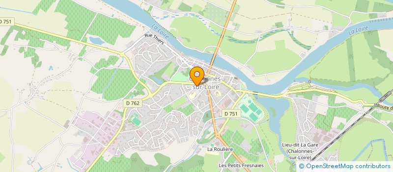 localisation de l'entreprise FAMILLES RURALES à CHALONNES-SUR-LOIRE