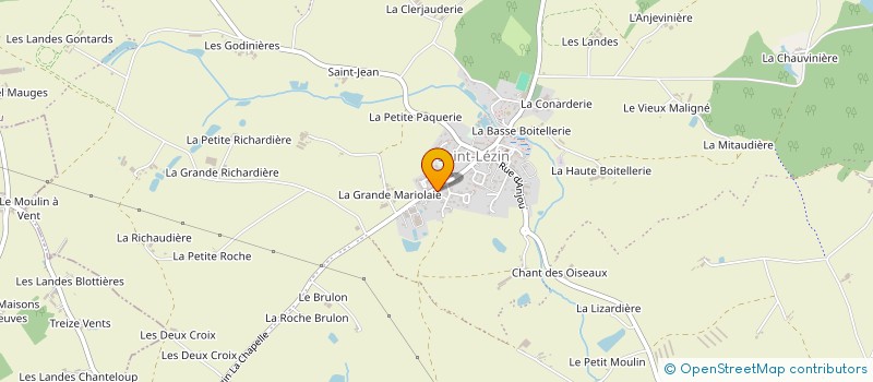 localisation de l'entreprise FAMILLES RURALES à CHEMILLE-EN-ANJOU