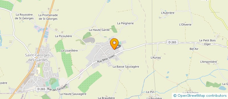 localisation de l'entreprise FAMILLES RURALES à CHEMILLE-EN-ANJOU