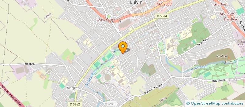 localisation de l'entreprise FAMILLES RURALES ANIME'HO à LIEVIN