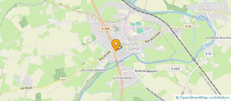 localisation de l'entreprise FAMILLES RURALES ASS BEAUMONT SUR SARTHE à BEAUMONT-SUR-SARTHE