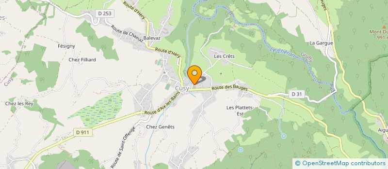 localisation de l'entreprise FAMILLES RURALES ASS CUSY & COMMUNES à CUSY