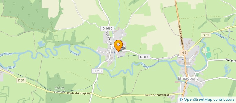 localisation de l'entreprise FAMILLES RURALES - ASS D ETREAUPONT à ETREAUPONT