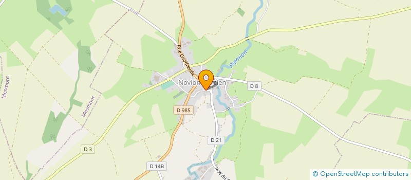 localisation de l'entreprise FAMILLES RURALES - ASS DE NOVION PORCIEN à NOVION-PORCIEN