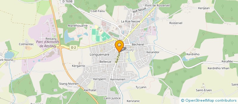 localisation de l'entreprise FAMILLES RURALES ASS DE PLOUAY à PLOUAY