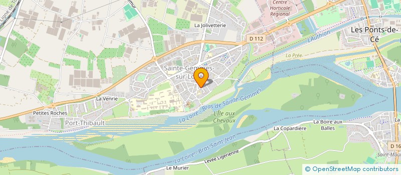 localisation de l'entreprise FAMILLES RURALES ASS DE STE-GEMMES SUR LOIRE à SAINTE-GEMMES-SUR-LOIRE