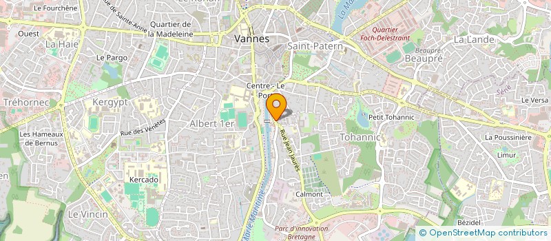 localisation de l'entreprise FAMILLES RURALES ASS DEFENSE CONSOMMATEU à VANNES