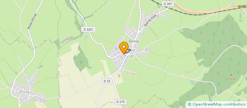 localisation de l'entreprise FAMILLES RURALES ASS EPENOY PASSONFONTAI  EPENOY