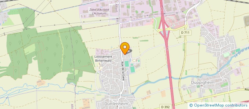 localisation de l'entreprise FAMILLES RURALES ASS ERNOLSHEIM S-BRUCHE  ERNOLSHEIM-BRUCHE