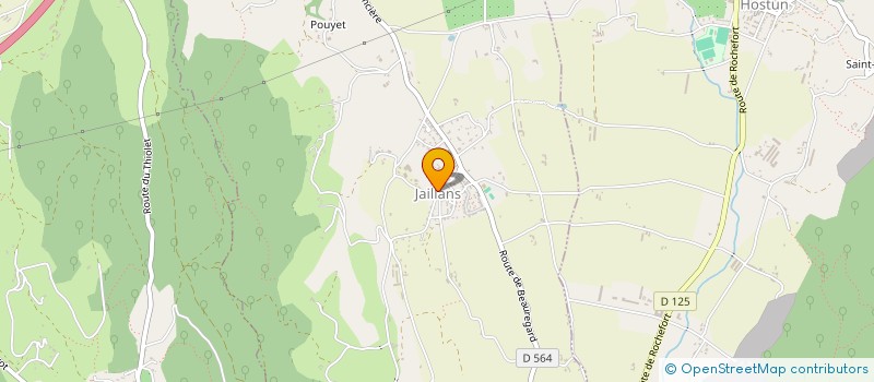 localisation de l'entreprise FAMILLES RURALES ASS.JAILLANS COM.AVOIS.  JAILLANS