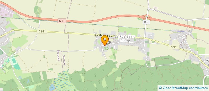 localisation de l'entreprise FAMILLES RURALES ASS LA NEUVILLE EN HEZ à LA NEUVILLE-EN-HEZ