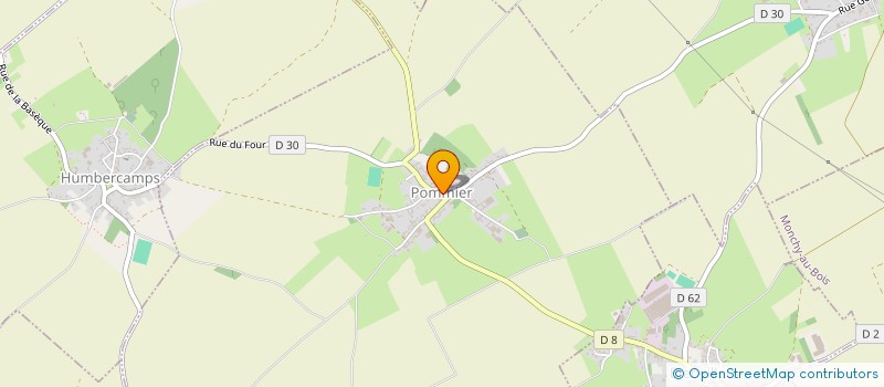 localisation de l'entreprise FAMILLES RURALES ASS LES AMIS REUNIS AUTOUR DE FONCQUEVILLERS  FONCQUEVILLERS