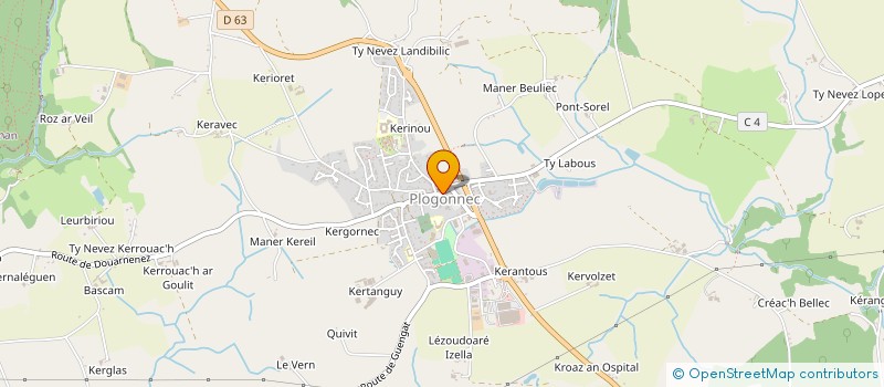 localisation de l'entreprise FAMILLES RURALES ASS PLOGON ET SESENVIR à PLOGONNEC