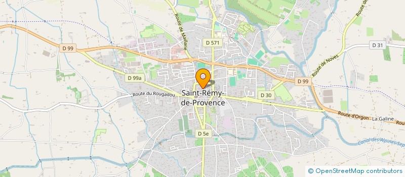 localisation de l'entreprise FAMILLES RURALES ASS ST REMY DE PROVENCE  SAINT-REMY-DE-PROVENCE