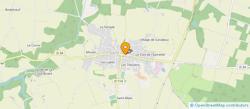 localisation de l'entreprise FAMILLES RURALES ASSOC DE SAINT DOLAY  SAINT-DOLAY