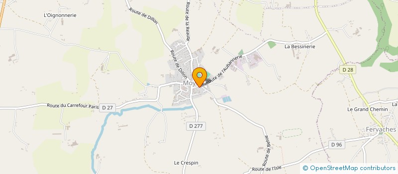 localisation de l'entreprise FAMILLES RURALES ASSOC MOYON  MOYON VILLAGES