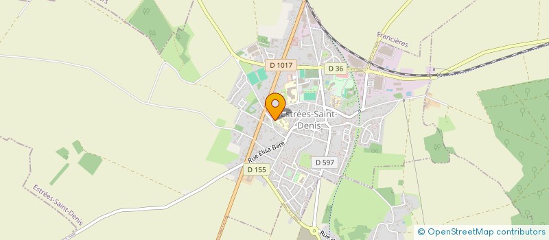 localisation de l'entreprise FAMILLES RURALES - ASSOCIATION D'ESTREES-SAINT-DENIS  ESTREES-SAINT-DENIS