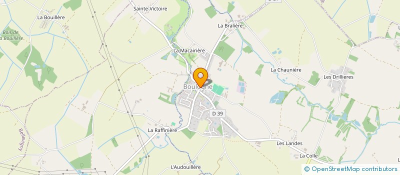 localisation de l'entreprise FAMILLES RURALES ASSOCIATION DE BOULOGNE COMMUNE DES ESSARTS EN BOCAGE à ESSARTS-EN-BOCAGE