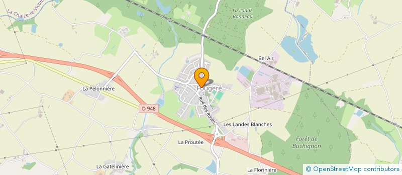 localisation de l'entreprise FAMILLES RURALES ASSOCIATION DE FOUGERE à FOUGERE